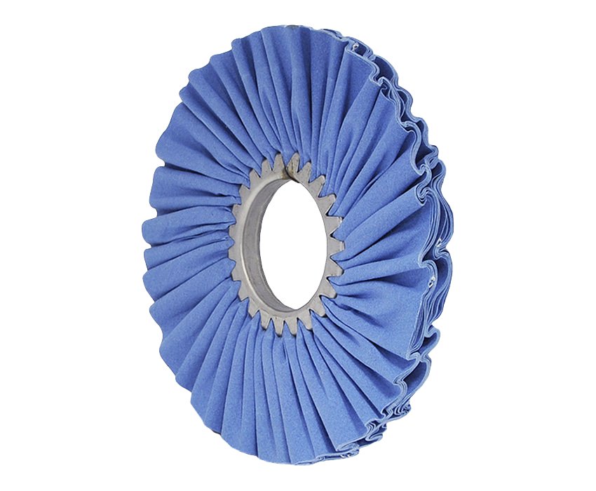 10" Blue Mill Treated Airway Buffing Wheel 16ply - Infinish