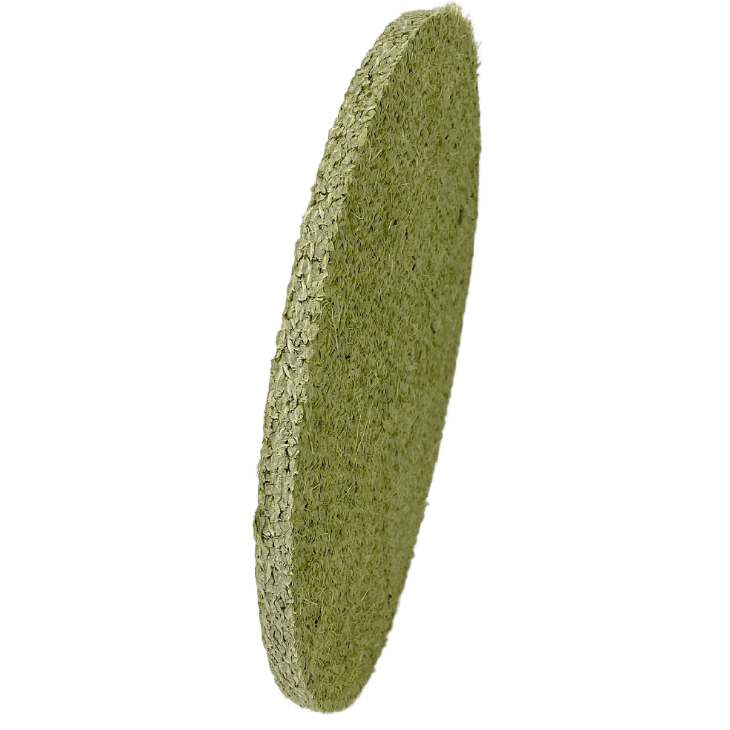 10" Green Medium Stiffness Full Disc Sisal Buffing Wheel - Low Tack - Infinish