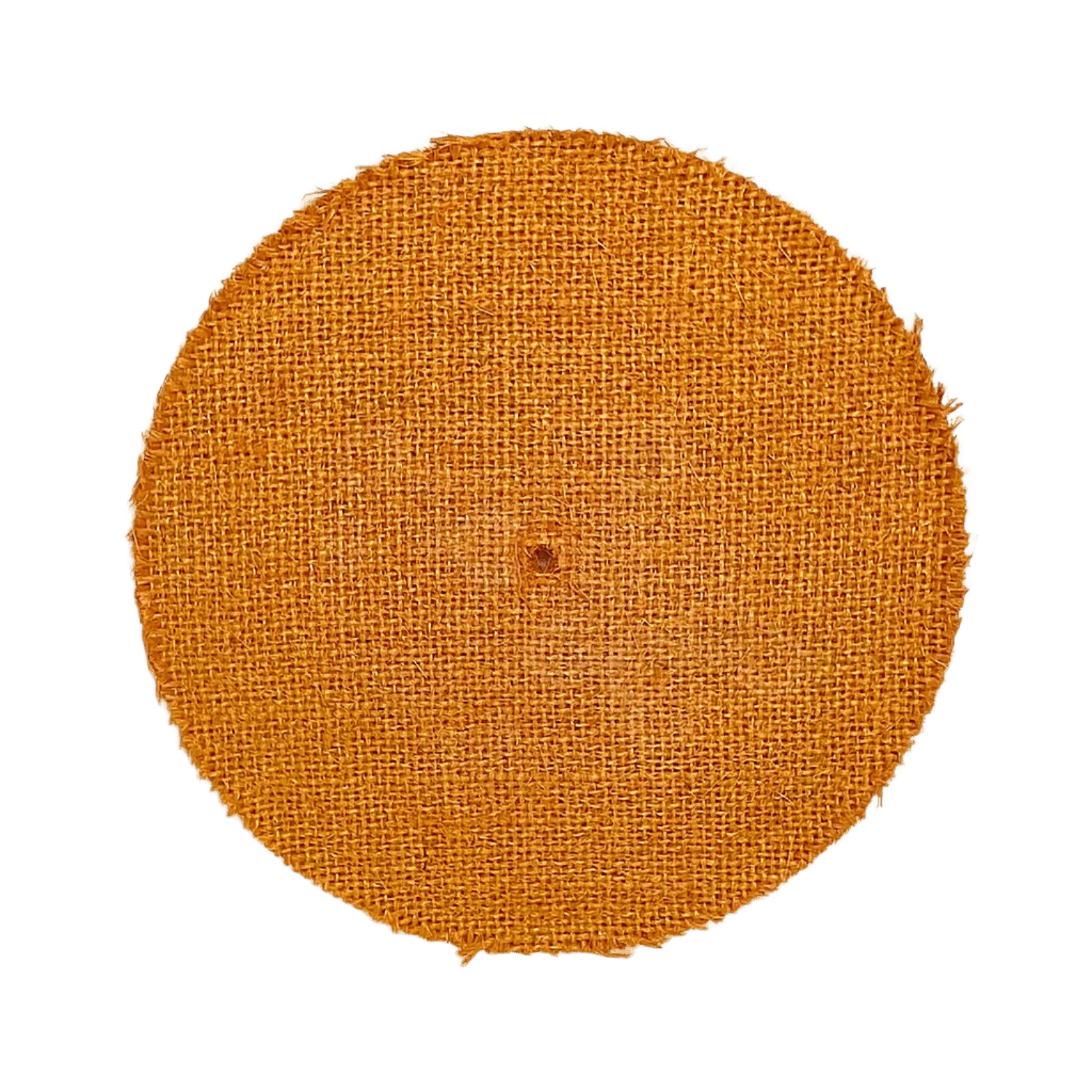 12" Orange Hard Stiffness Full Disc Sisal Buffing Wheel - Low Tack - Infinish