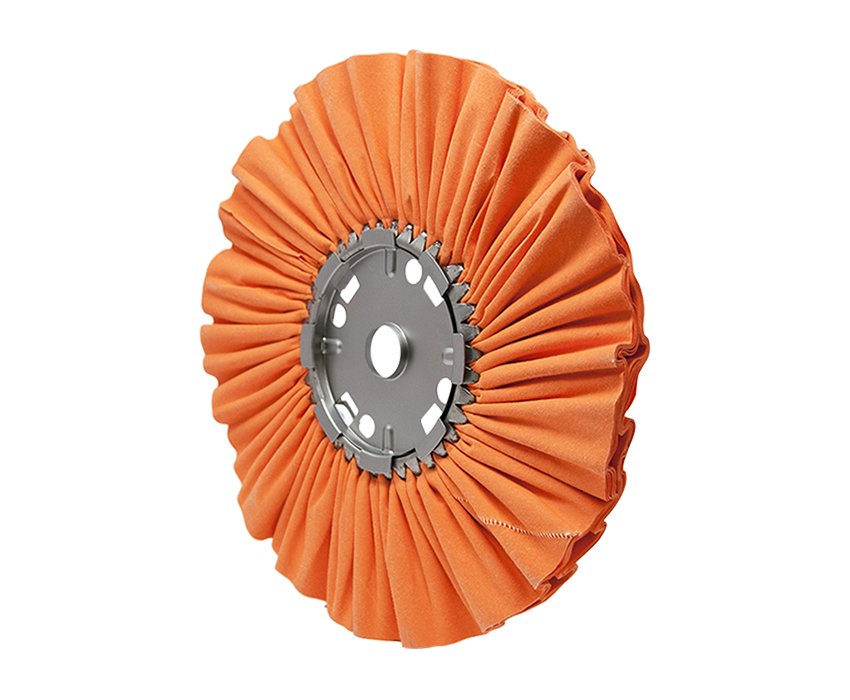 14" Orange Mill Treated Airway Buffing Wheel 16ply - Infinish