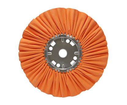 14" Orange Mill Treated Airway Buffing Wheel 16ply - Infinish