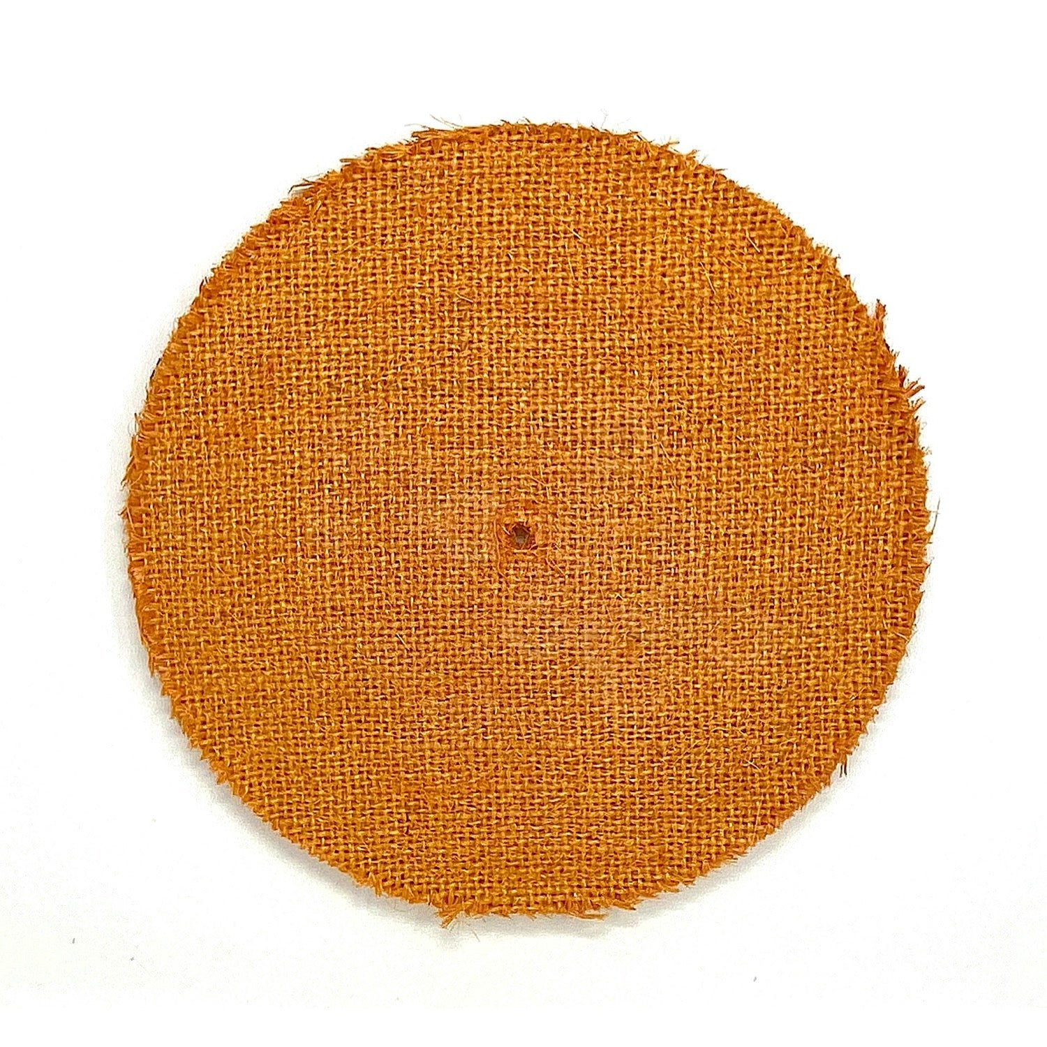 14" Orange Treated - Hard Stiffness - Full Disc Sisal Buffing Wheel - Low Tack - Infinish