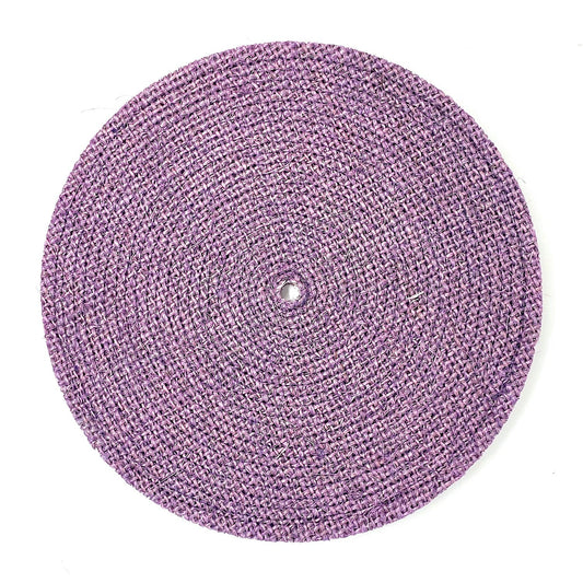 14" Purple Low Stiffness Full Sisal Buffing Wheel - Medium Tack - Infinish