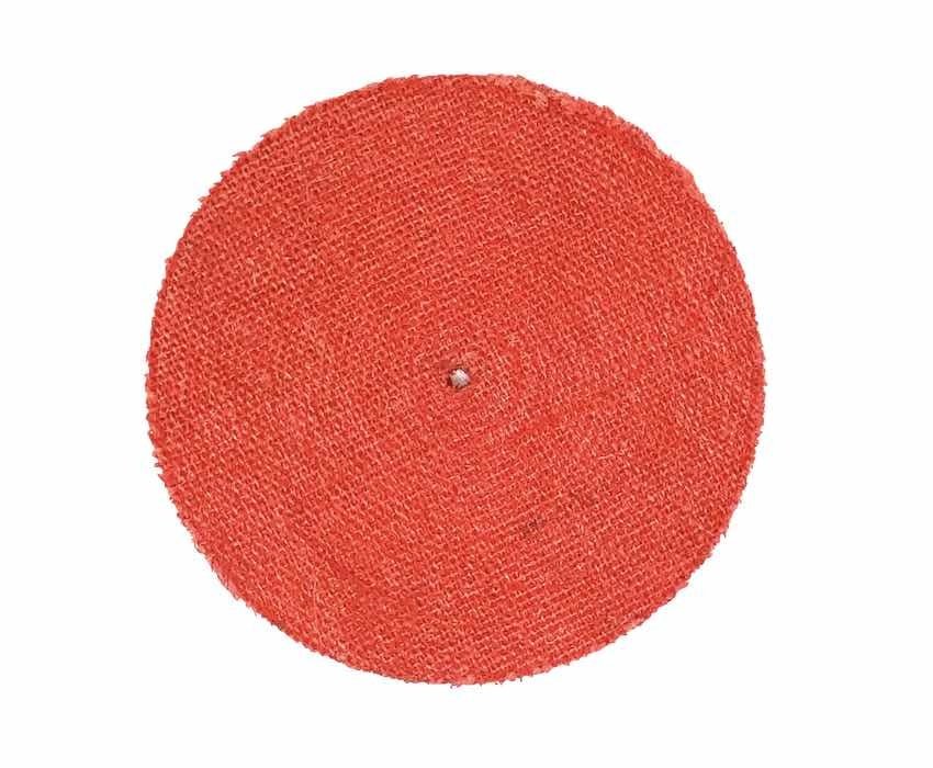 14" Red Treated Sewn Sisal Buffing Wheel - 3 PACK - Infinish