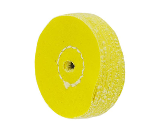 2" Yellow Loose Mini Buffing Wheel 40ply (Midget Buff) - Infinish