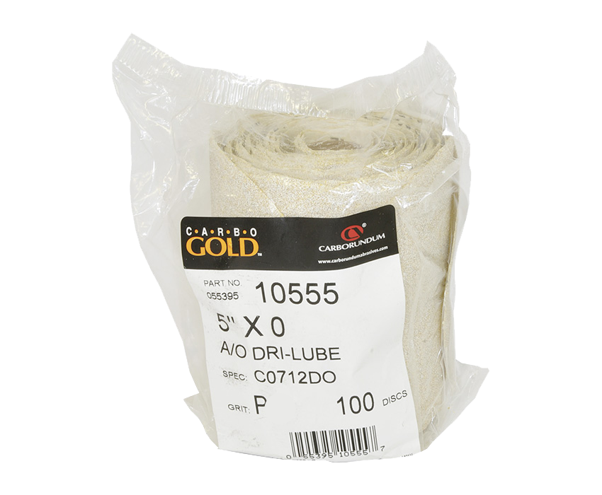 Carbo Gold A/O 80 Grit 5" PSA Disc