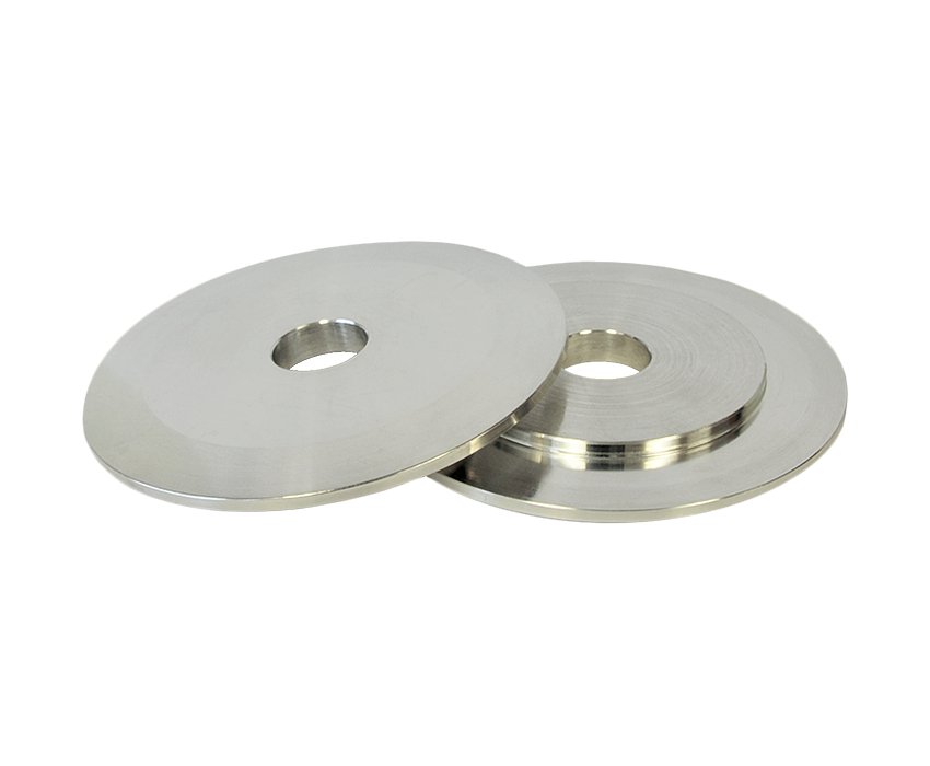 Aluminum Buffing Wheel Safety Flanges Set 4.5 x 1 - Infinish