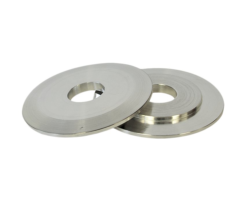 Aluminum Buffing Wheel Safety Flanges Set 4.5 x 1.25 - Infinish