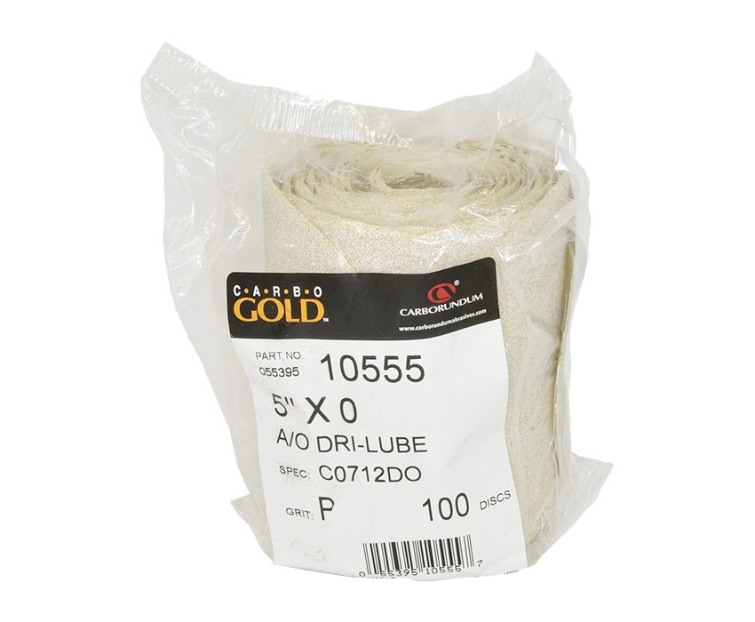 Carbo Gold A/O 80 Grit 5" PSA Disc - Infinish