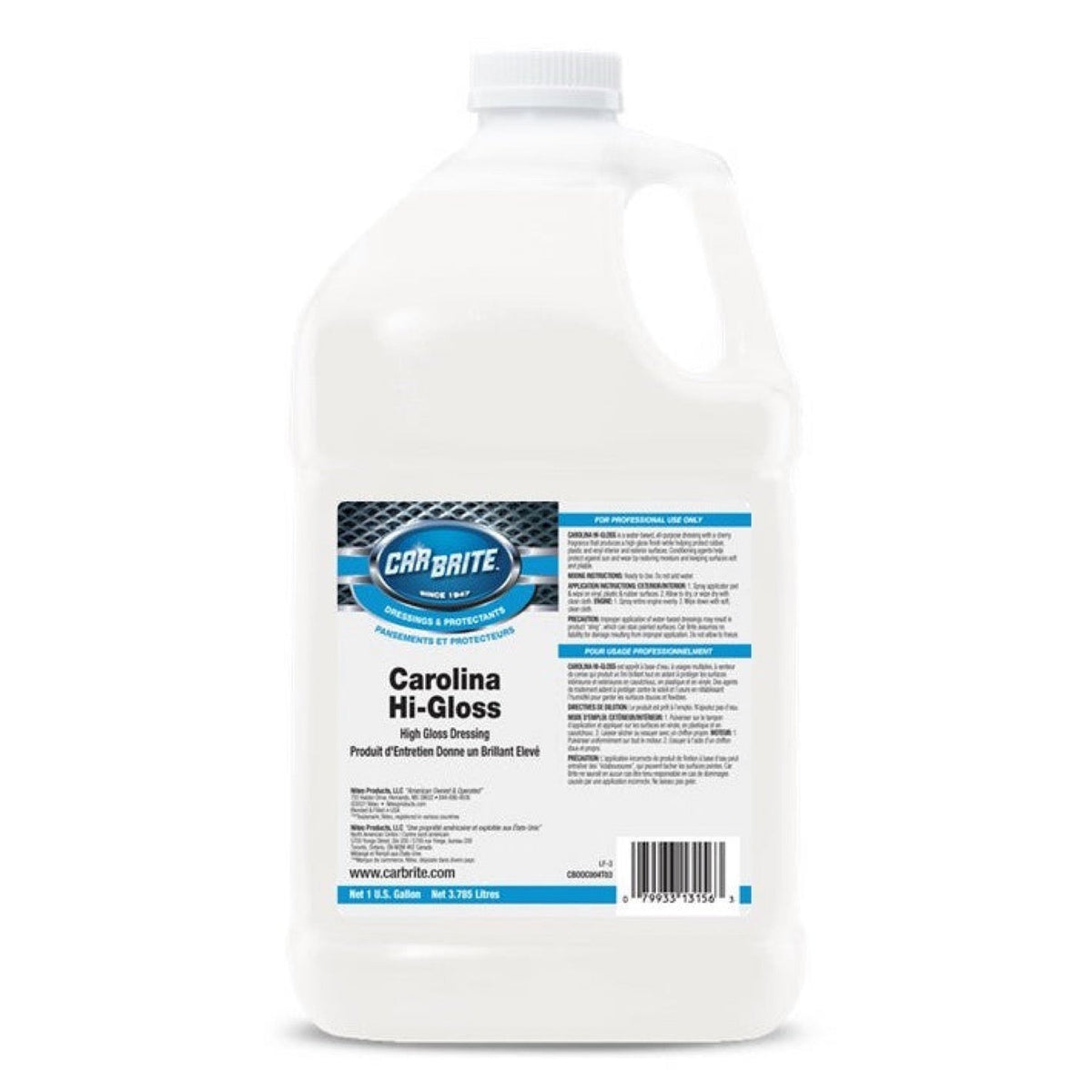 Water Based Dressing Carolina Hi-Gloss - All Purpose Water-Based Dressing - Ready to Use ...