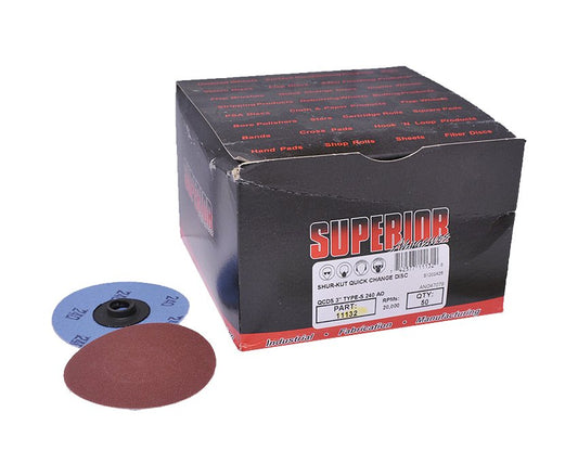 Quick Change Discs 3" 240 Grit A/O Type "S" - Infinish