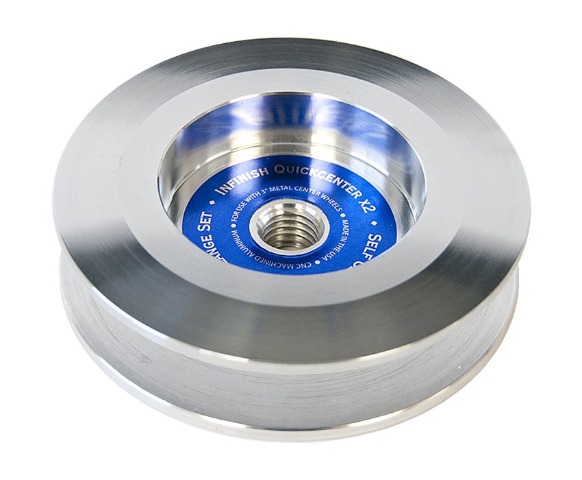 Universal Quickcenter X2 Safety Flange Set / For Use With 2.90" & 3" Clinch Ring Center - Infinish