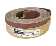 VSM Abrasive Sanding Belts 3" x 168" 120 Grit A/O