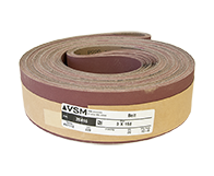 VSM Abrasive Sanding Belts 3" x 168" 220 Grit A/O