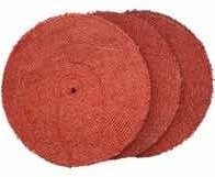 14" Red Treated Sewn Sisal Buffing Wheel ( 3 PACK )